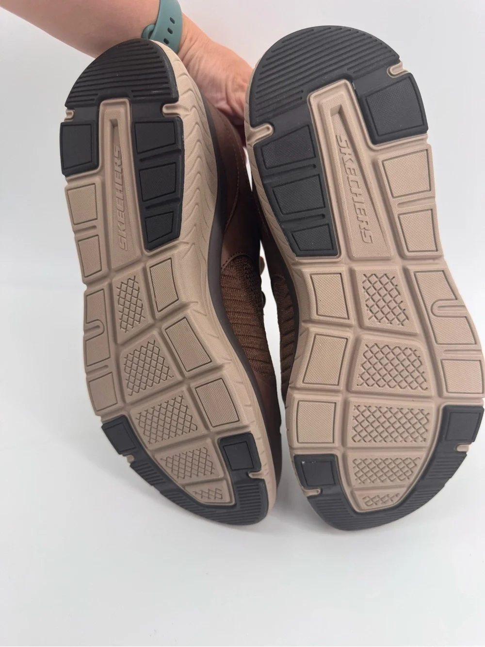 Skechers Hands Free Slip-Ins Arch Fit Crosser Emeric Mens 8.5 Extra Wide Brown